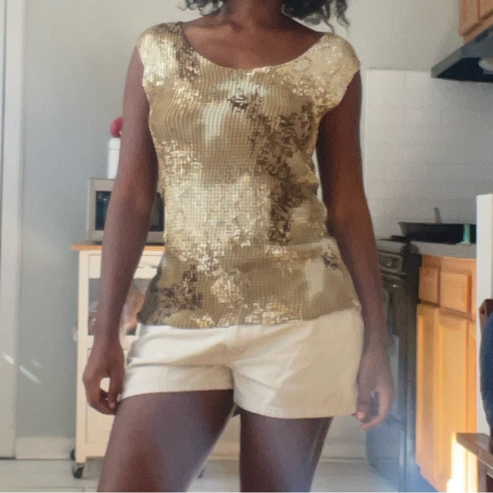 Covington Floral Tank Top - Brown and Cream